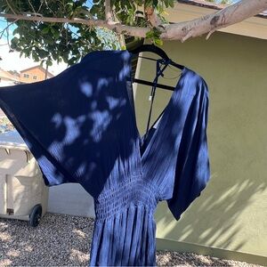 Lovestitch - Starchild Kimono Sleeve Maxi Dress Size: M/L